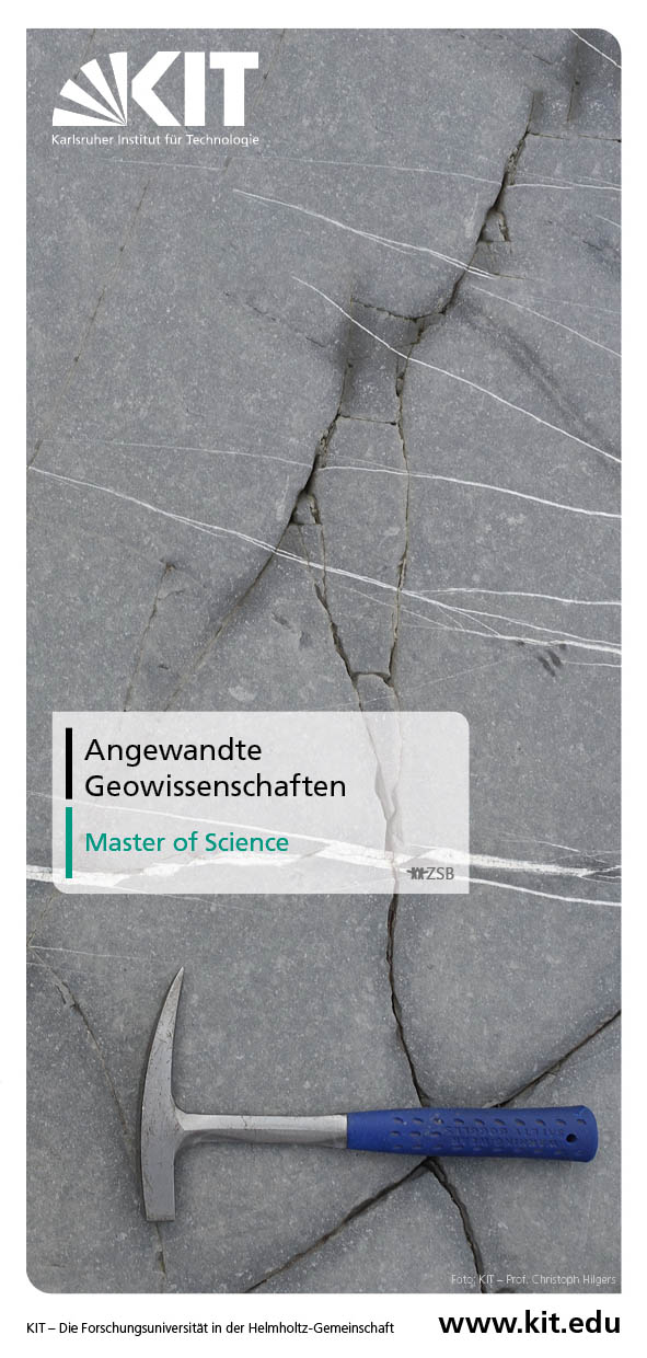 Angewandte Geowissenschaften Master am KIT (Flyer)