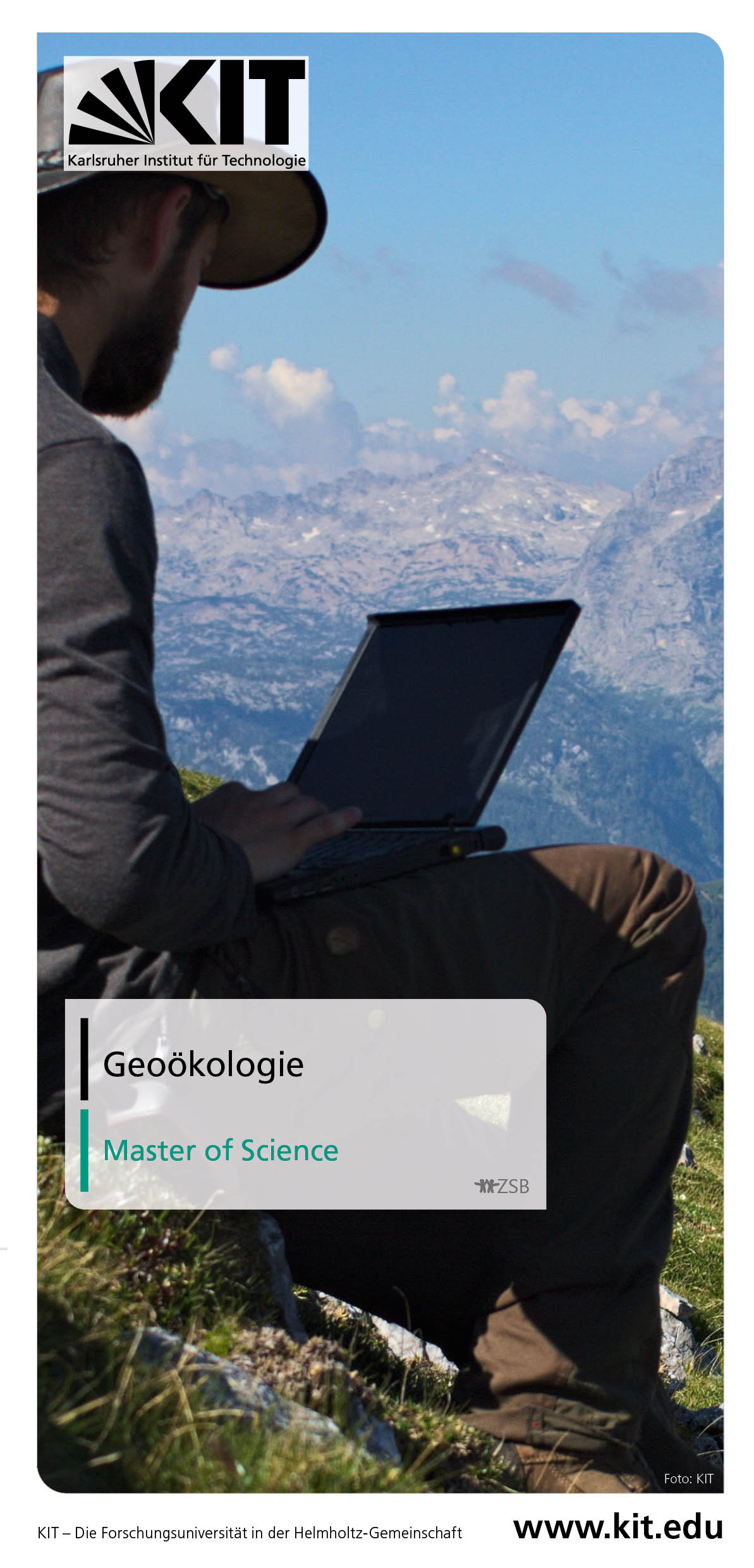 Geoökologie Master am KIT (Flyer)